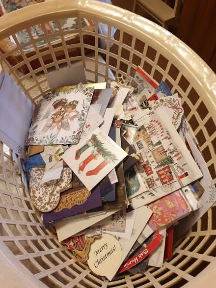 Photo of free Used Christmas card fronts for crafting (Upper Bucklebury RG7) #1