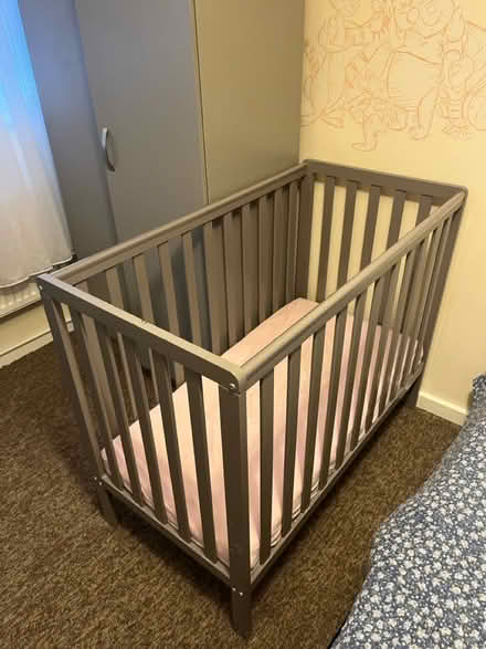 Photo of free Grey Cot Bed (Islington) #1