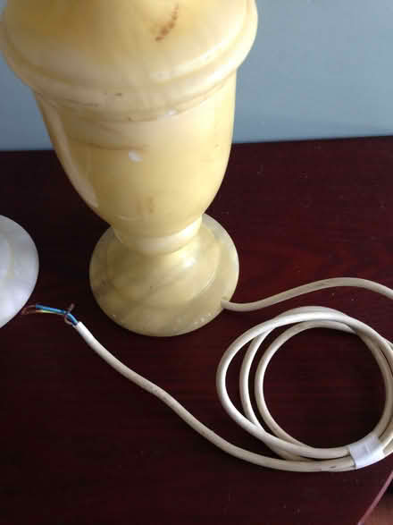 Photo of free Pair of lamp stands - marble? (Oakridge RG21) #2