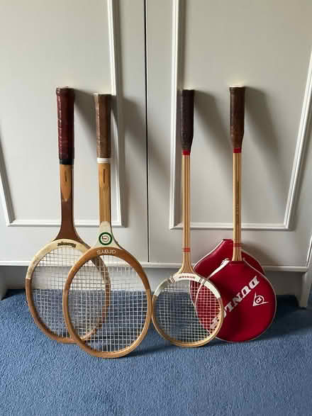 Photo of free Vintage tennis & squash racquets (Duns TD11) #1