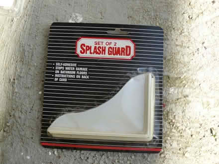 Photo of free Set of 2 angled plastic splash guards (Kempsey WR5) #1
