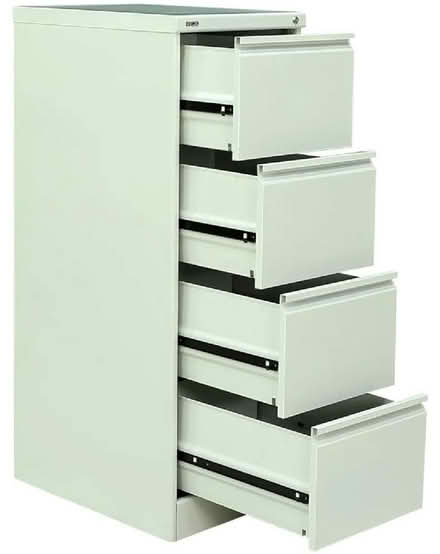Photo of free Four drawer RIGID brand metal filing cabinet (Horwich BL6) #1