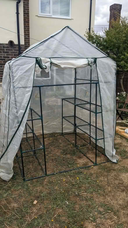 Photo of free Greenhouse tent and staging (Chichester PO19) #1