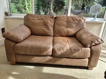 Photo of free 2 seater leather sofa (Carlton, NG4) #1