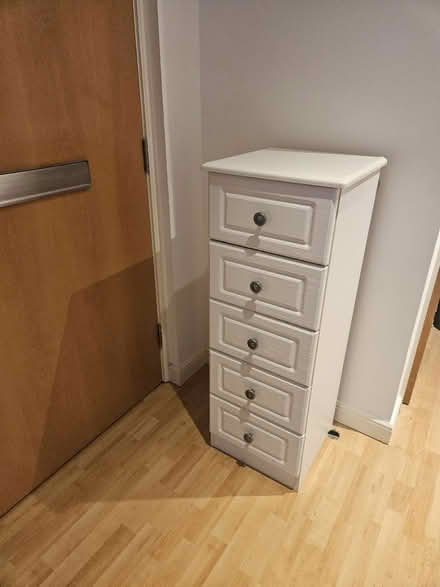 Photo of free White wood tall boy (Stockbridge, Edinburgh) #1