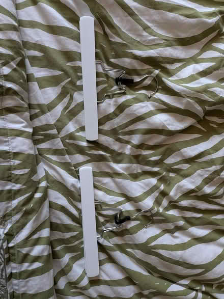 Photo of free 2 x small clamping hangers (Castlepoint BH8) #1