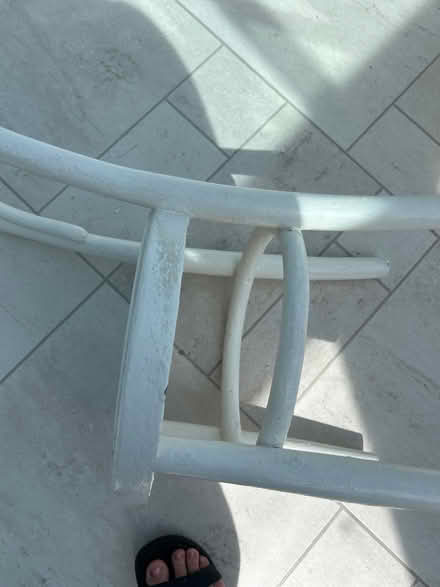 Photo of free Small low wooden chair child size (LE6 Groby Leicester) #4