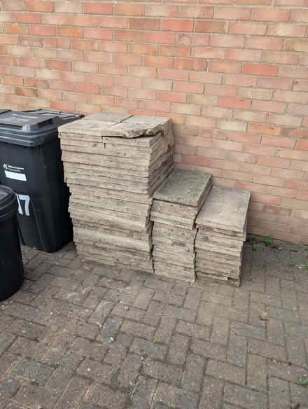 Photo of free Garden patio slabs (Newport Pagnell MK16) #1