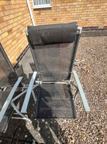 Photo of free 4 fold-up hi-back garden chairs (Oadby, Leicester LE2) #3