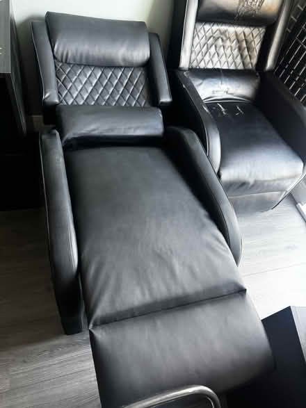 Photo of free Two leather like recliner chairs (WN4) #2