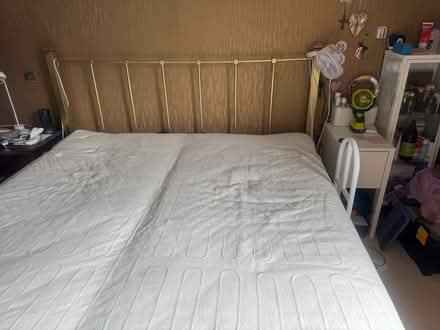 Photo of free super king size bed frame only (Arbroath DD11) #1
