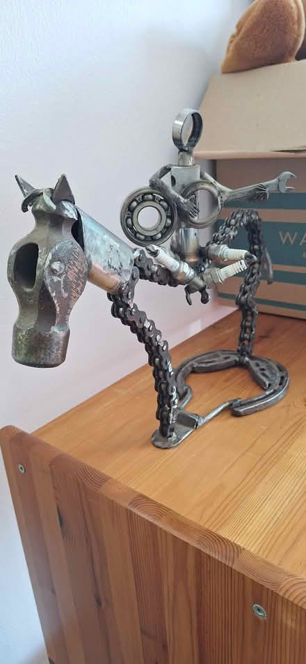 Photo of free Metal horse sculpture (South Green CM11) #1