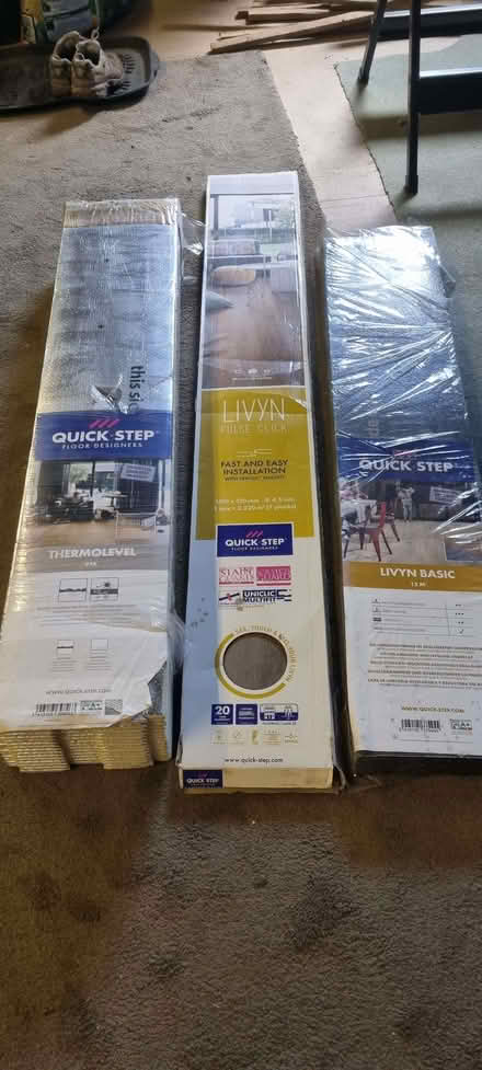 Photo of free KwikStep floorboards and underlay (Sockbridge CA10) #1