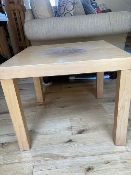 Photo of free Square Wooden light pine Coffee table (South Chailey BN8) #2