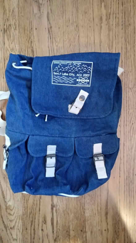 Photo of free Denim bag with pockets (Hawthorne Hills in NE Seattle) #2