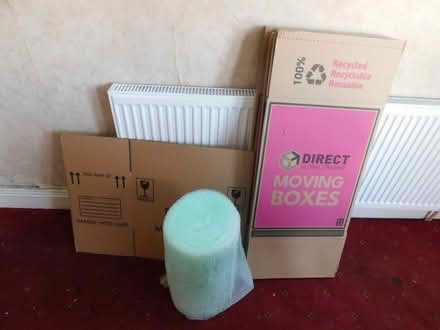 Photo of free 3 large Moving Boxes and Bubble Wrap Roll + Tape (Grays RM17) #1