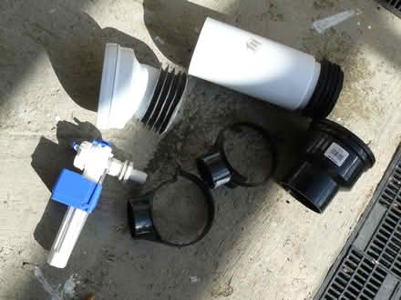 Photo of free Assorted soil pipe connectors/extenders + cistern valve (Kempsey WR5) #1