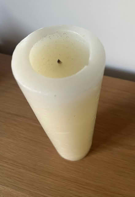 Photo of free Large white candle (altar style) (Knaphill GU21 2) #2