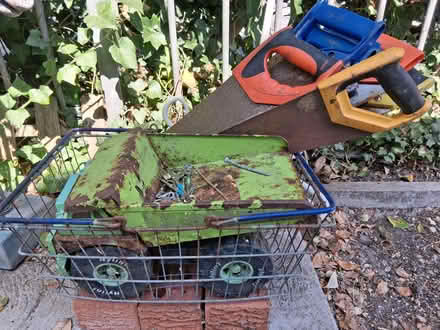 Photo of free Saws x 10, kids tipper truck, keys and a shopping basket (Ermine West LN1) #2