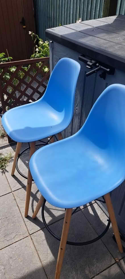 Photo of free Two bar stools (Anstey LE7) #1