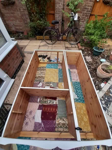 Photo of free 3 doors wardrobe with hanging rails and drawers, (Woodgate B32) #1