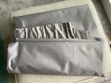 Photo of free Large grey curtains (Childwall L16) #1