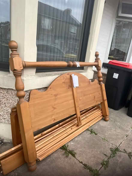 Photo of free King Size Pine Solid Wood Beds (West End LA3) #1