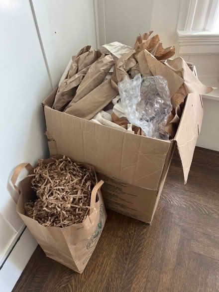 Photo of free Large box of packing paper (South Berkeley) #1