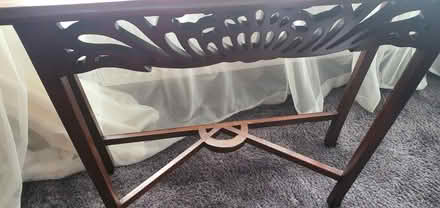 Photo of free Tall wooden side table (Altrincham WA15) #2