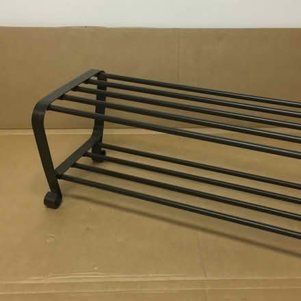 Photo of free 2 tier metal shoe rack (Foster & California Ave) #1