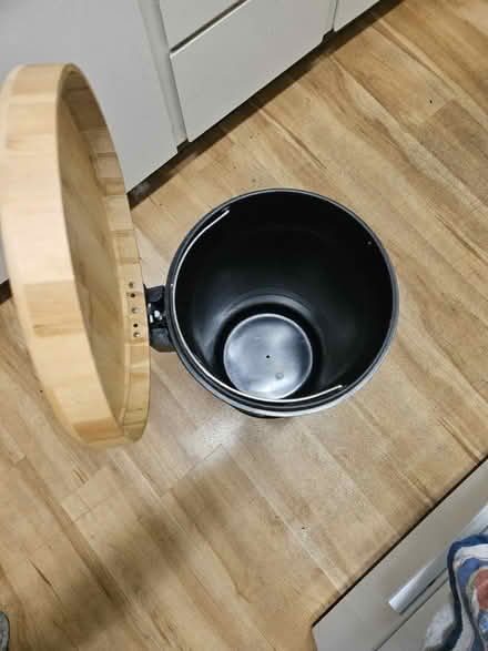 Photo of free Cylindrical Trash Can 25 inches (Fair Oaks and Wolfe) #3
