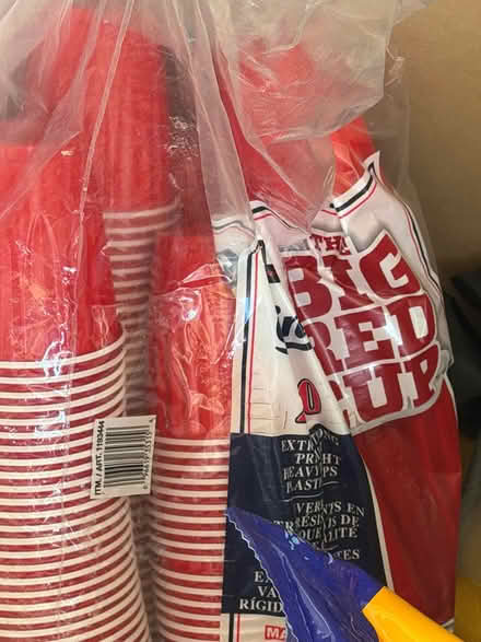 Photo of free Big red cups (East Palo Alto CA) #1