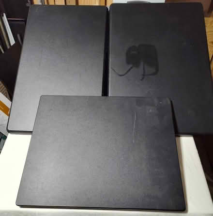 Photo of free 3 finished MDF (fiberboard) shelves (Saugus) #1