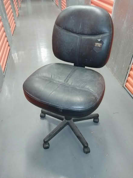 Photo of free Leather office swivel chair (Edgewater) #2