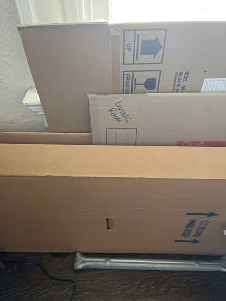 Photo of free Wardrobe box and two more boxes (South Berkeley) #1