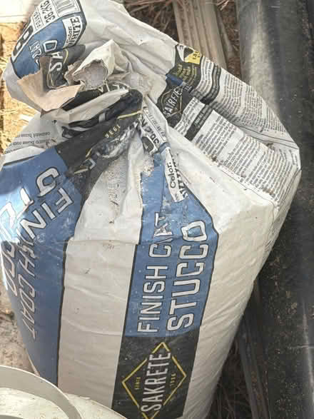 Photo of free 3/4th bag of stucco mix (East Palo Alto CA) #1
