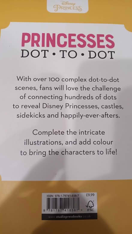 Photo of free Dot-To-Dot Disney Princesses (SW11) #2