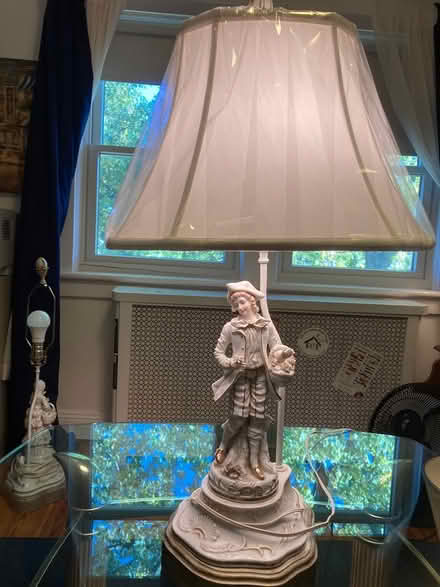 Photo of free Porcelain Victorian figurine lamps (Albertson, NY) #1