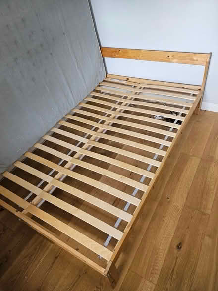 Photo of free IKEA double mattress and bed frame (Hall grove AL7) #3