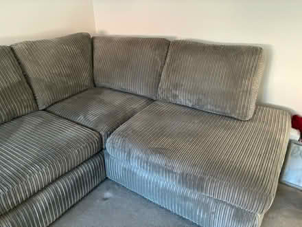 Photo of free Large Corner Sofa with Footstool (Soham CB7) #2