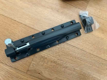 Photo of free 10 inch heavy duty tower bolt (Near Kew Gardens, Richmond) #2