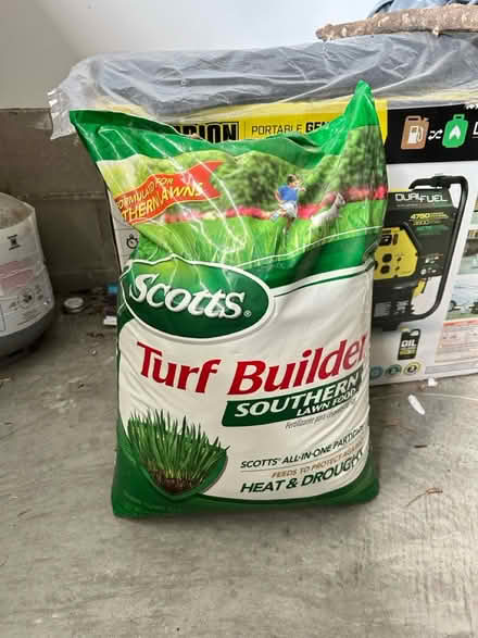 Photo of free Lawn fertilizer, full bag (West Cary, Ridgefield Farms) #1