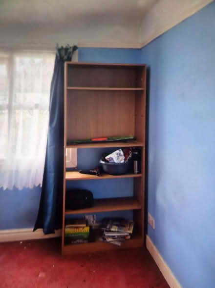 Photo of free wood bookcase (rhyl) #1