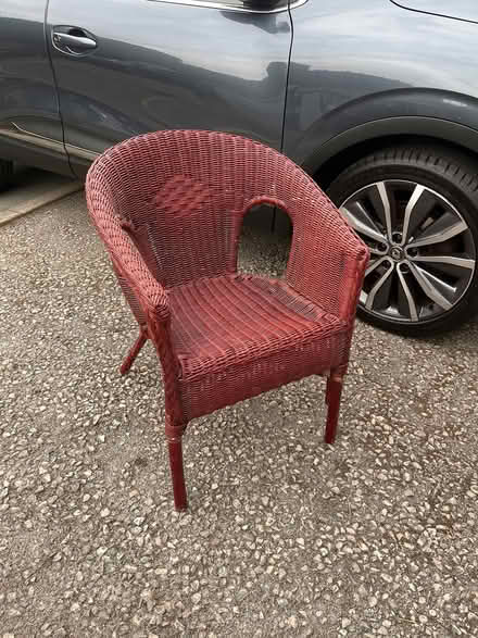 Photo of free Wicker chair (Bidston CH43) #1