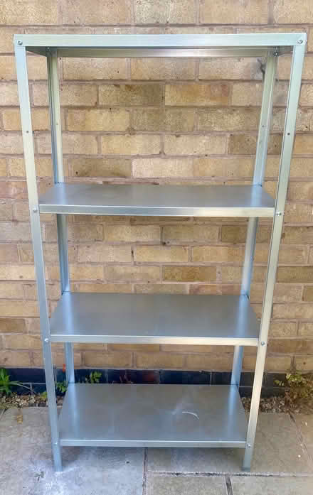 Photo of free Metal shelving unit (Cropston LE7) #1