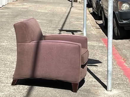 Photo of free Small single lounge chair (671 E Street San Rafael) #1