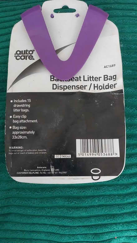 Photo of free backseat litter bag holder (dorset BH12) #2