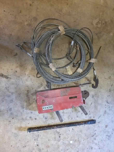 Photo of free Mini tirfor winch and cables (Knebworth SG3) #1
