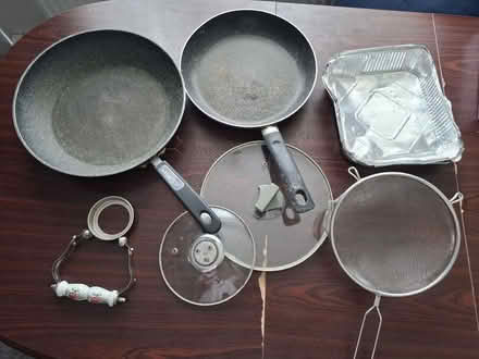 Photo of free Cooking pans, strainer and other (Manchester M12) #1