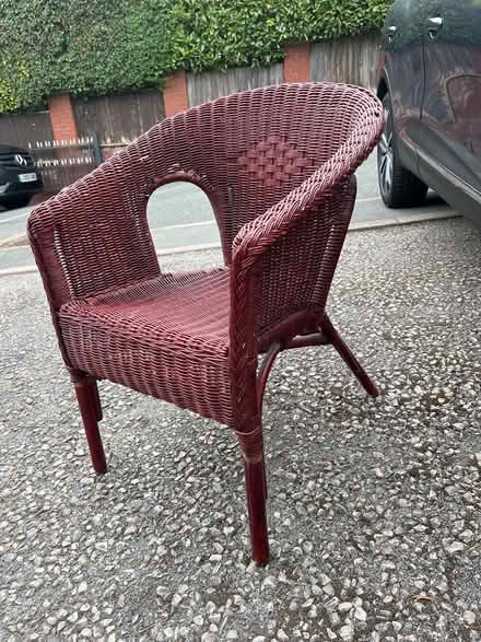 Photo of free Wicker chair (Bidston CH43) #2